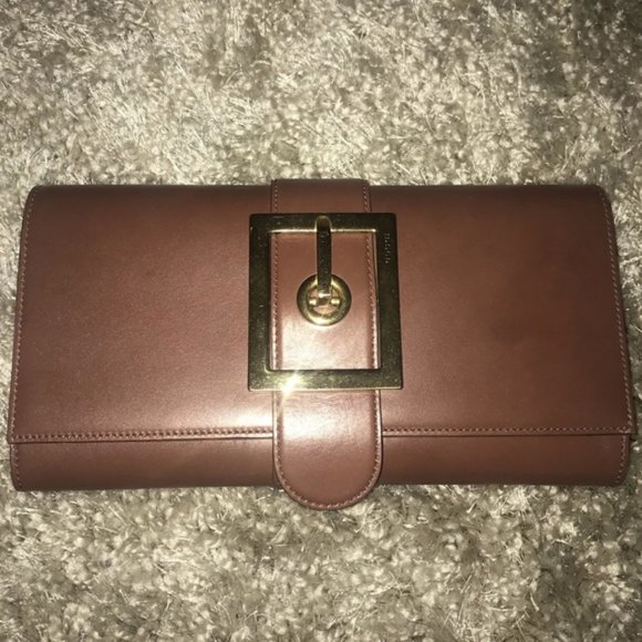 GUCCI LADY BUCKLE CLUTCH 11"LX6"HX1"D - Picture 4 of 10